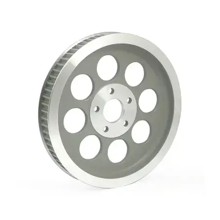 DOSS Reproduction OEM Style 70 Tooth Wheel Pulley 1-1/2 Inch Belt in Silver Finish For 1984-1999 Evo Big Twin, 1999 Twin Cam Models (15-058) Markdown