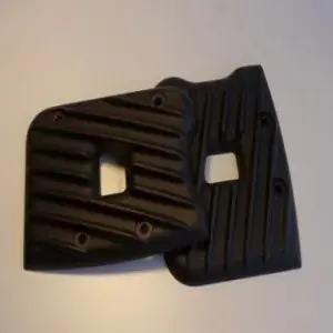 Discount EMD Ribster Rocker Box Covers In Black Finish For 84-99 Evo B.T. (0940-1533)