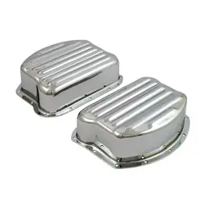 Paughco Panhead Rocker Box Covers In Chrome Steel Custom Style (765A) Buy Today