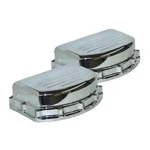 Hot Deal Paughco Panhead Rocker Box Covers In Forged Billet Aluminium Chrome Plated (765BC)