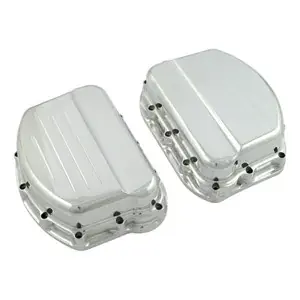 Paughco Panhead Rocker Box Covers In Forged Billet Aluminium In Polished Finish (765BP) Last Chance