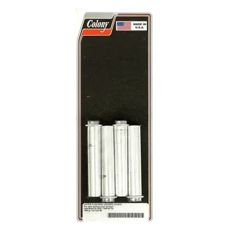 Crafted Colony Inner Pushrod Cover Tubes For 99-17 TCA/B & 17-23 M8 In Zinc (9969-4-Z)