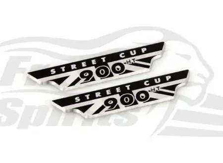 Handmade Free Spirits Triumph Street Cup Crankcase Badge (Pair) (800602)