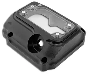 Get Yours Roland Sands Design Clarity 5 Speed Transmisson Top Cover In Black Ops Finish For Harley Davidson 2000-2006 FXST/FLST And 2001-2006 FLHT/R/F Motorcycles (0203-2005-SMB)