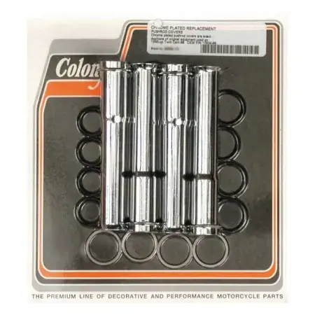 Affordable Colony Lower Pushrod Cover Set For 99-17 TCA/B & 17-23 M8 In Chrome (9968-12)