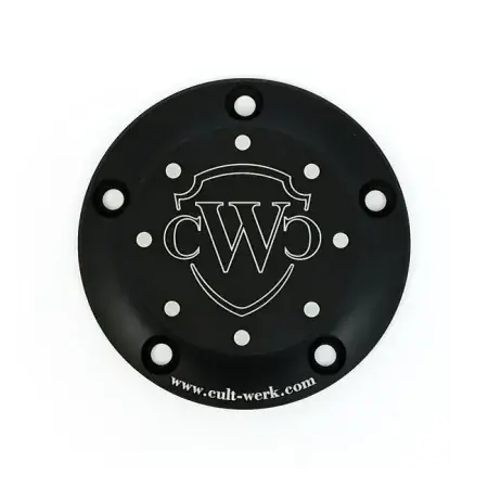 Latest Cult Werk Point Cover in Gloss Black Finish For 1999-2017 Twin Cam Models (HD-BRO017)