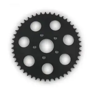 Special Offer DOSS 47 Teeth Rear Sprocket in Black Finish For 1973-1985 4 Speed Big Twin, 1979-1981 XL Sportster Models (10-763BK)