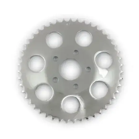 DOSS 47 Teeth Rear Sprocket in Chrome Finish For 1973-1985 4-Speed Big Twin, 1979-1981 XL Sportster Models (10-763) Hot Deal