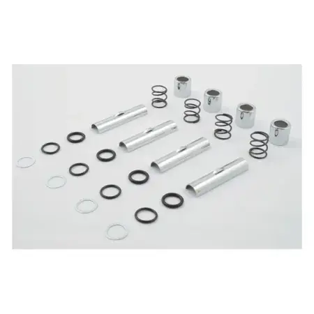 Last Chance Doss Upper Pushrod Cover Kit For 40-47 Knuckle, 66-84 Shovel, 84-99 Evo B.T (Excl. TC) In Chrome (70134)