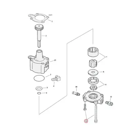 Time-Limited Gardner Westcott Oil Pump Mount Kit, Allen in Chrome Finish For 1991-2017 XL (Excluding 2008-2012 XR1200) Models (C-61-55)