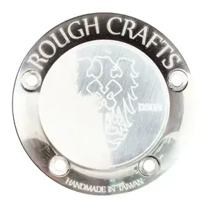 Rough Crafts Point Cover In Polished Finish, 5 Hole, For 1999-2017 Twin Cam Models (933815-342) High Quality