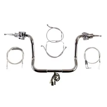 Low Price Build Your Own Custom Street Glide, Electra Glide, and Ultra Classic 1996-2007 COMPLETE Ape Hangers Handlebar DIY kit