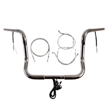 New Release Build Your Own Custom Street Glide, Electra Glide, and Ultra Classic 2014-2023 PREWIRED Ape Hangers Handlebar DIY kit