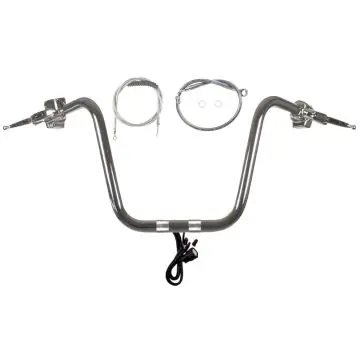 Build Your Own Custom Softail Fat Boy 2018-2023 True 1 1/4 inch COMPLETE Ape Hangers Handlebar DIY kit Crafted
