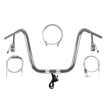New Arrival Build Your Own Custom Dyna Wide Glide 2007-2011 PREWIRED Ape Hangers Handlebar DIY kit