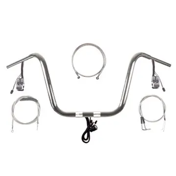 Build Your Own Custom Dyna Wide Glide 2012-2017 PREWIRED Ape Hangers Handlebar DIY kit In Demand