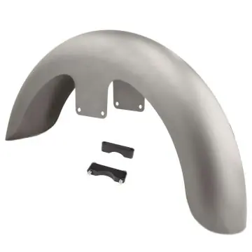 Free Returns 21" Wheel Front Fender Kit with Black Brackets for 1997-2013 Harley-Davidson Touring models