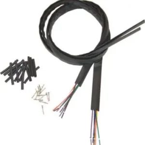 Low Price 24" Handlebar Wire Extension Kit for 1986-1995 Harley-Davidson Dyna, Softail, Sportster models