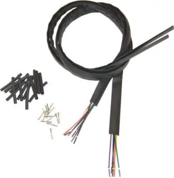 Low Price 24" Handlebar Wire Extension Kit for 1986-1995 Harley-Davidson Dyna, Softail, Sportster models