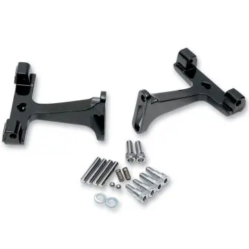 Black Passenger Floor Board Mount Kit for 1997 & Newer Harley-Davidson Touring models Price Drop