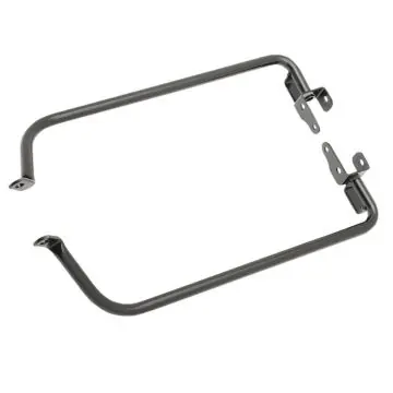 Black Saddlebag Support Bracket Set for 2014 and Newer Harley-Davidson Street Glide and Road Glide models Crafted