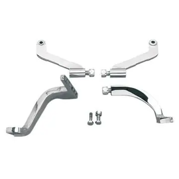 Chrome Floorboard Mount Brackets for 1996-2008 Harley-Davidson Touring models Budget