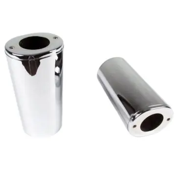 In Demand Chrome Fork Slider Covers for 1997-2013 Harley-Davidson Softail & Touring models