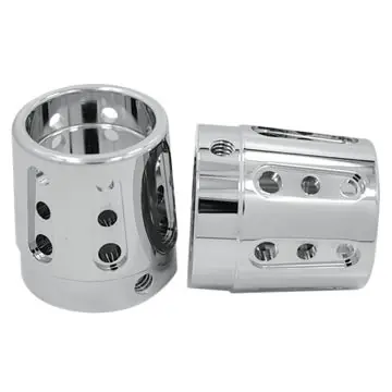 Chrome Gatlin Front Axle Nut Covers for 2008-2013 Harley-Davidson Touring Models Special Discount
