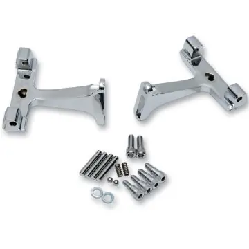 Chrome Passenger Floor Board Mount Kit for 1997 & Newer Harley-Davidson Touring models Price Drop