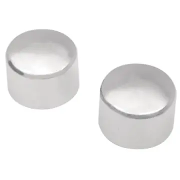 Certified Chrome Rear Axle Nut Cover Caps for 2000-2007 Harley-Davidson Softail models