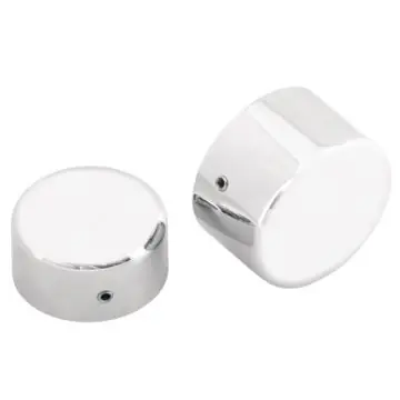 Chrome Rear Axle Nut Cover Caps for 2008 & Newer Harley-Davidson Softail and Dyna models Special Offer