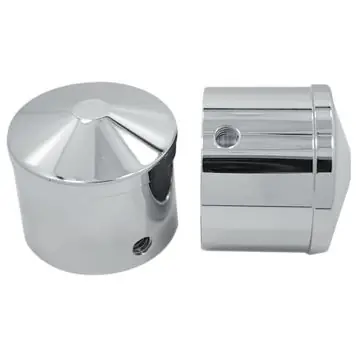 Sale Chrome Smooth Front Axle Nut Covers for 2008-2013 Harley-Davidson Touring Models