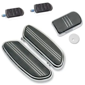 Chrome Streamliner Style Riders Floor Board Controls Kit for 1997 & Newer Harley-Davidson Touring models Bargain