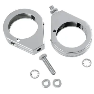Chrome Turn Signal Fork Clamps Harley-Davidson 49 MM Fork Tubes Hassle-Free Returns