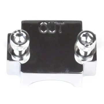 Secure Checkout Front Chrome Smooth Flush Mount Axle End Cap for 2000-2013 Harley-Davidson Touring models