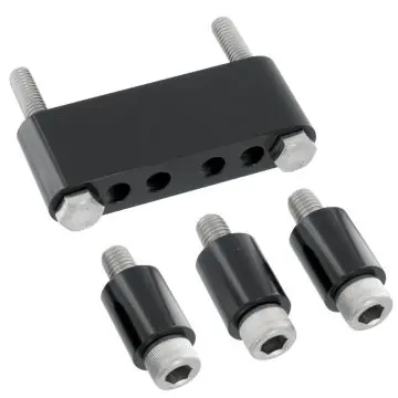 Pingel Black Driver Floorboard Spreader Kit for 1997-2008 Harley-Davidson Touring models Best Price