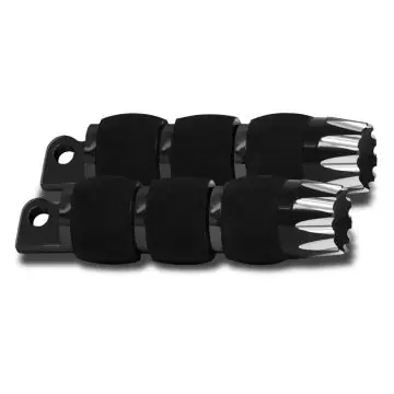 RC Components Excalibur Eclipse Cushion Foot Peg set for 1986 & Newer Harley-Davidson Touring and Softail models Modern