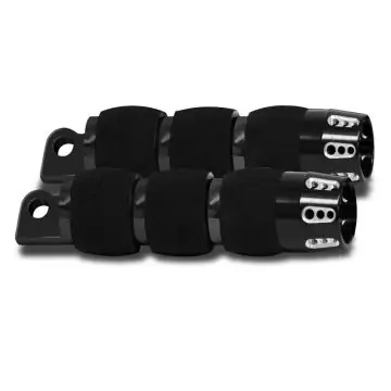 Place Order RC Components Gatlin Chrome Cushion Foot Peg set for 1986 & Newer Harley-Davidson Touring and Softail models