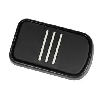 Seasonal Sale Streamliner Styled Black Brake Pedal Pad for 1997 and Newer Harley-Davidson Softail, Touring models