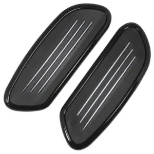 Streamliner Styled Black Passenger Floor Boards for 1997 and Newer Harley-Davidson Softail, Touring models Mega Sale