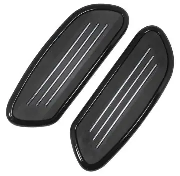 Streamliner Styled Black Passenger Floor Boards for 1997 and Newer Harley-Davidson Softail, Touring models Mega Sale