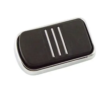 Streamliner Styled Chrome Brake Pedal Pad for1997 and Newer Harley-Davidson Softail, Touring models Fast Shipping