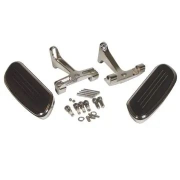 Original StreamLiner Styled Chrome Passenger Floor Board Kit for 1997-2008 Harley-Davidson Touring models