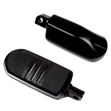 Price Cut V-Factor Black Streamliner Styled Footpeg Set for Harley-Davidson Touring & Softail models