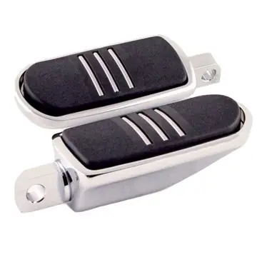 V-Factor Chrome Streamliner Styled Footpeg Set for Harley-Davidson Touring & Softail models Final Sale