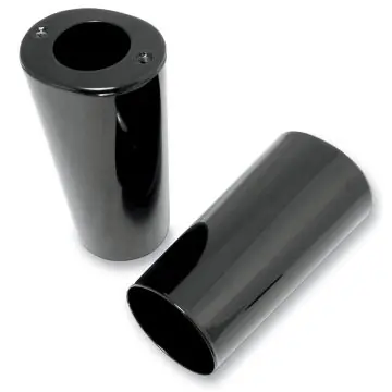 V-Factor Gloss Black Fork Tins Slider Covers for 1997-2013 Harley-Davidson Touring & Softail models Warranty Included