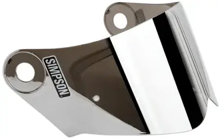 Simpson Visor For Simpson Darksome Helmets - Silver (18473-00-907) Bulk Order