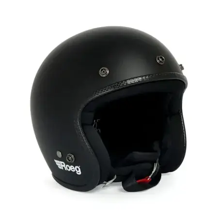 Roeg Jett Helmet In Matt Black - Medium (JETT-BLK-MATT-M) New Arrival
