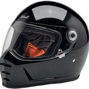 Time-Limited Biltwell Lane Splitter ECE R22.06 Helmet In Gloss Black - XL  (1004-101-505)