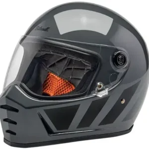Hassle-Free Returns Biltwell Lane Splitter ECE R22.06 Helmet In Gloss Storm Grey Inertia - S (1004-569-502)